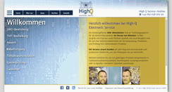Desktop Screenshot of highq-electronic.de