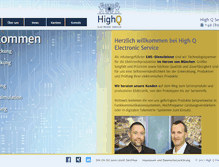 Tablet Screenshot of highq-electronic.de